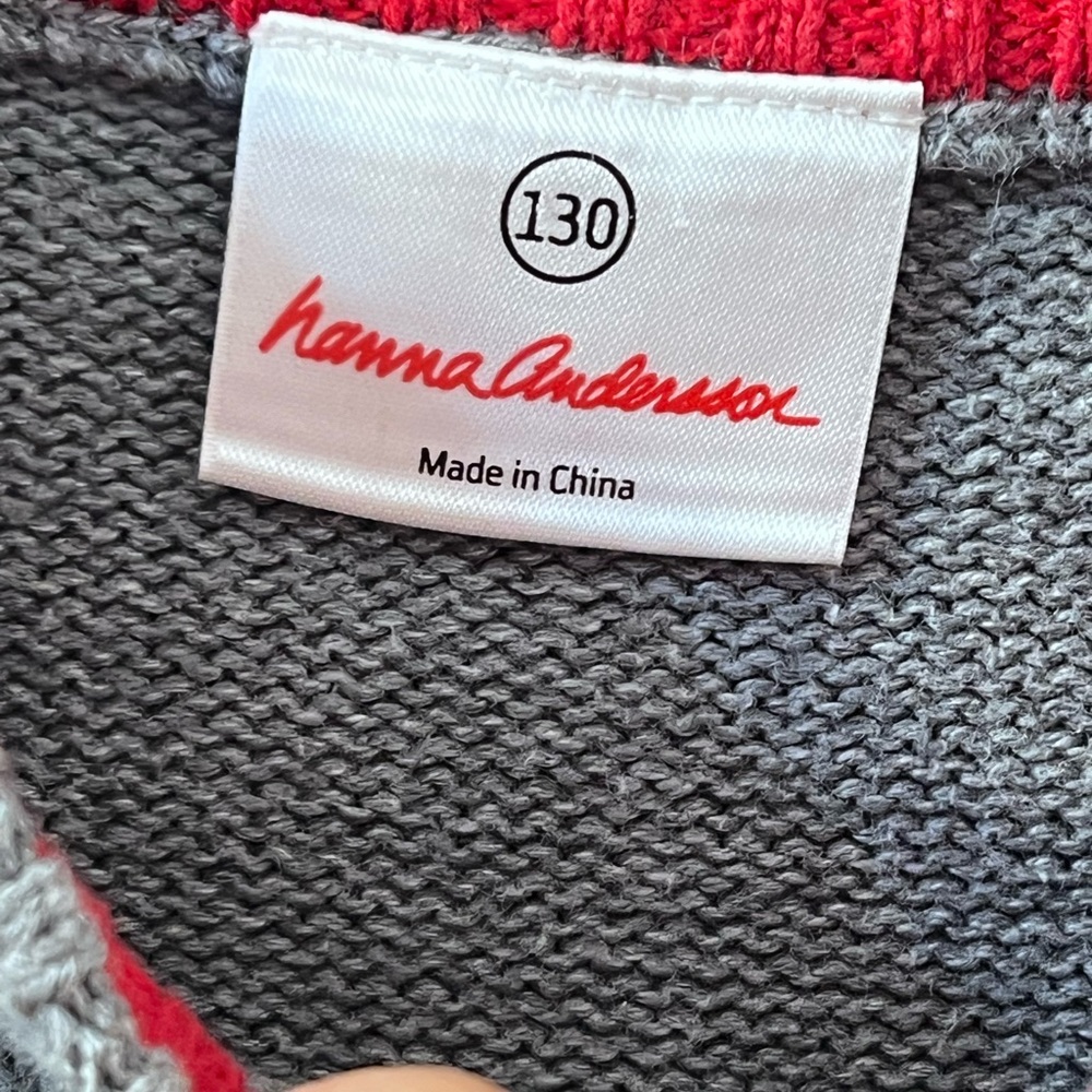 Hanna Andersson Gray Striped Sweater for Kids - Picture 7 of 11